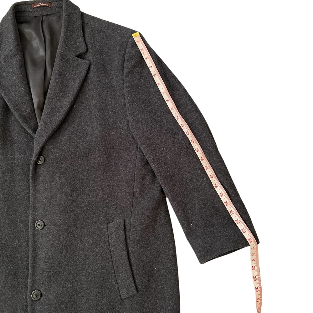 Michael Kors Woolblend Winter Charcoal Peacoat Sz 50L - Picture 6 of 9